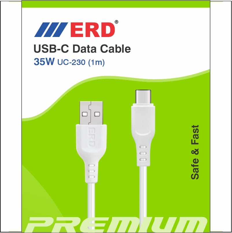 1 Mtr. USB-C Data Cable (UC-230) view 2