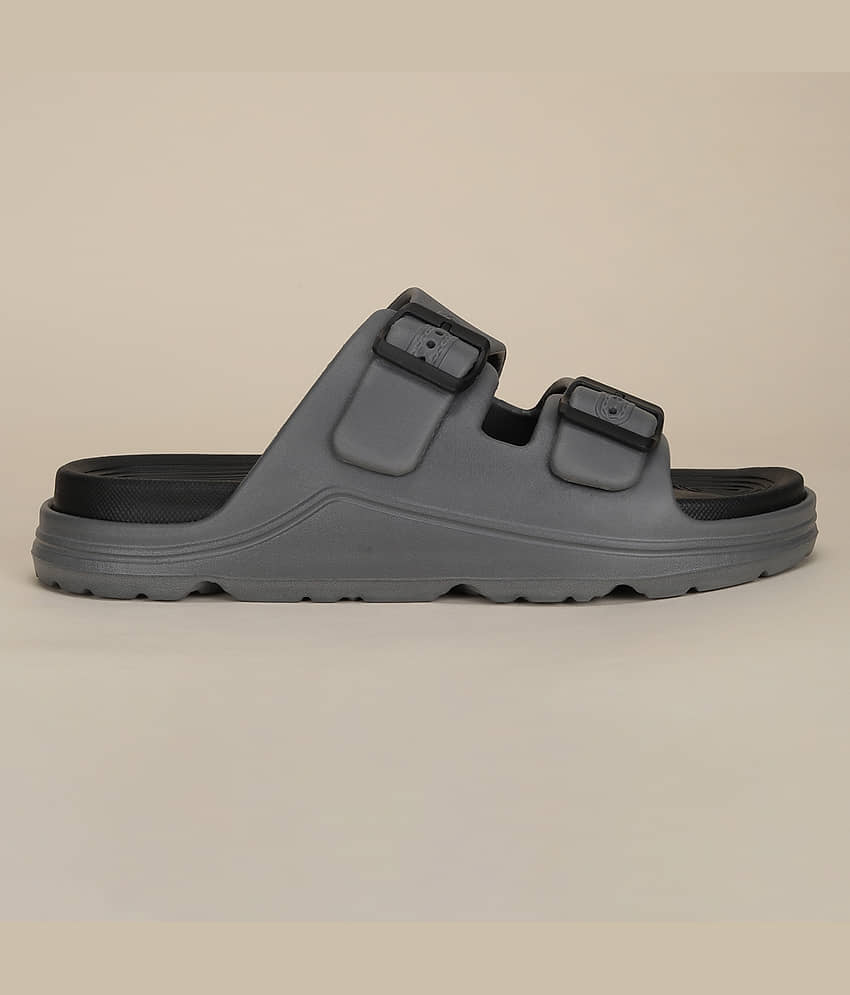 Avant BuckleStride Grey Men's Slide Flip Flop view 2