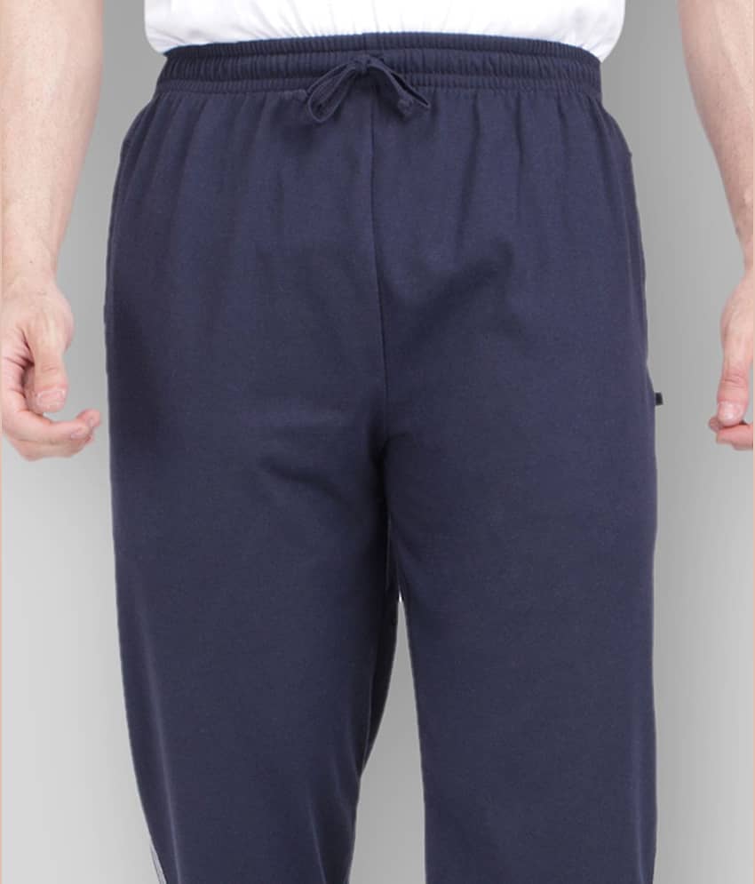 Neo Garments - Navy Blue 100% Cotton Men's Trackpants ( Pack of 1 ) view 2