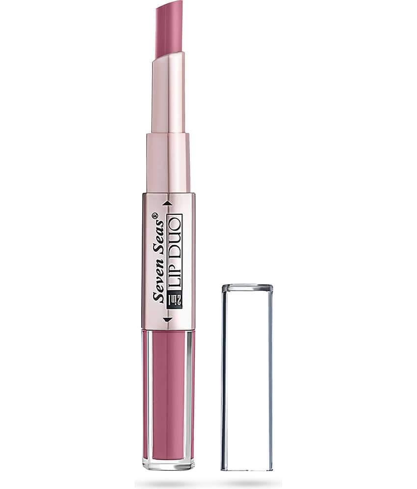 Seven Seas 2in1 Full Coverage Comfortable Lipstick + Liquid Lipstick (Medium Carmine) view 2