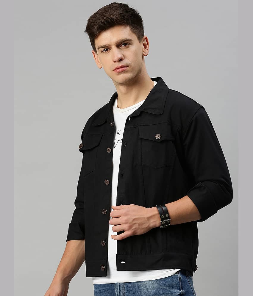 VOXATI Denim Men's Denim Jacket - Olive ( Pack of 1 ) view 2