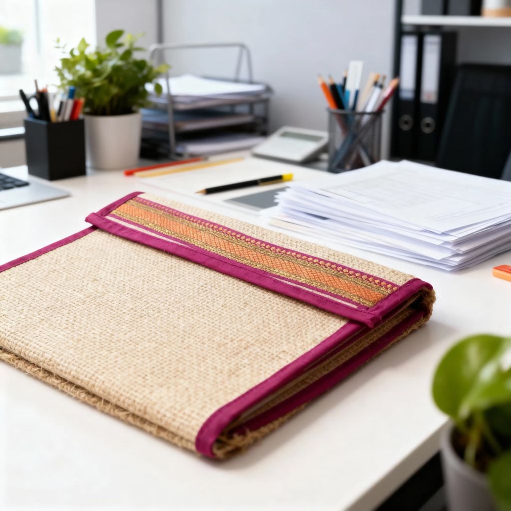 Jute Document Folder view 2