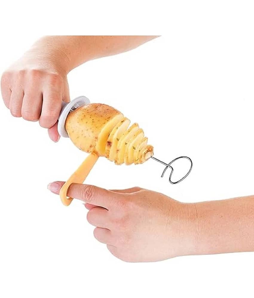 GLOWELL Silver Stainless Steel Vegetable Peeler ( Pack of 1 ) view 2
