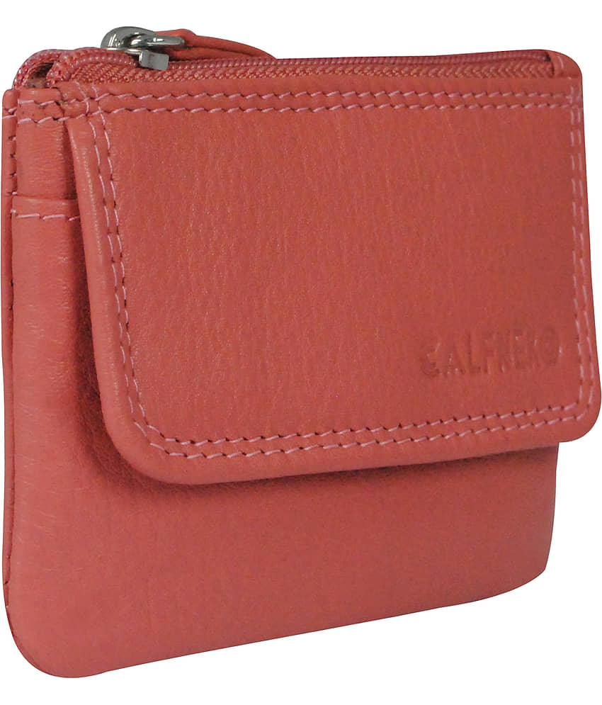 Calfnero Pink Men's Coin Purse Keychain ( Pack of 1 ) view 2