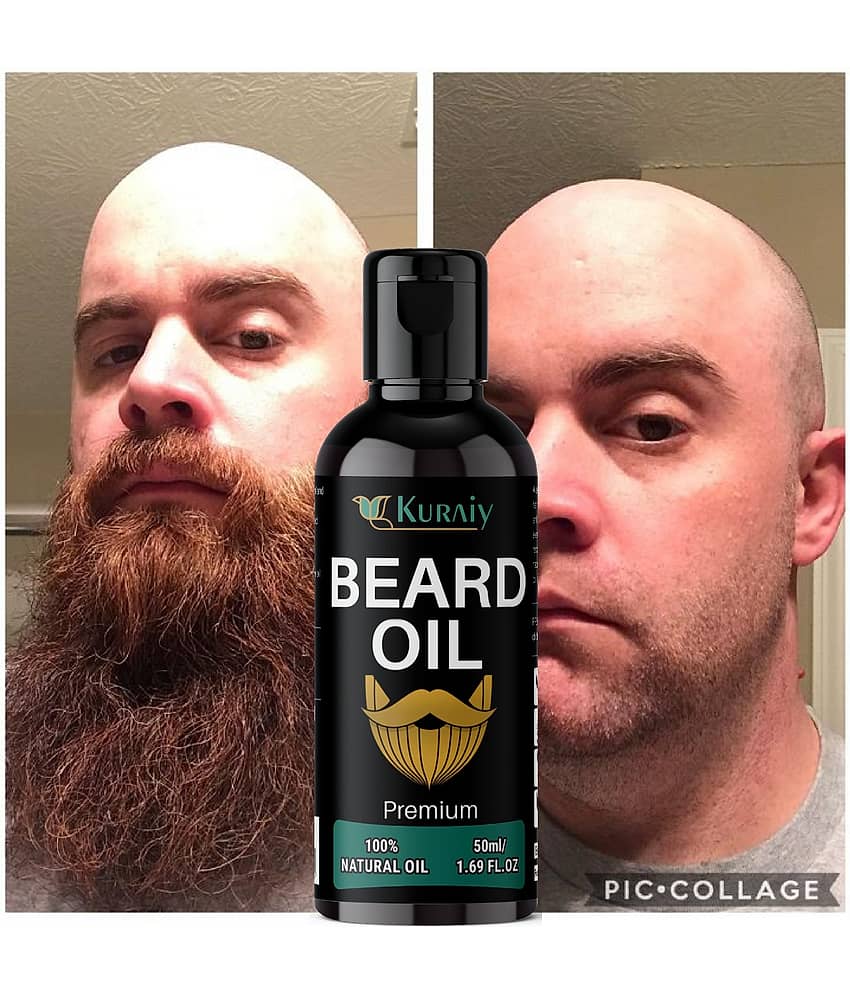 KURAIY Beard Growth Essential Oil For Men Beard Care Hair Growth Beard Care PACK OF 1 view 2