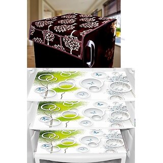 REVEXO Refrigerator Cover (Width: 20 cm, Multicolor) view 2