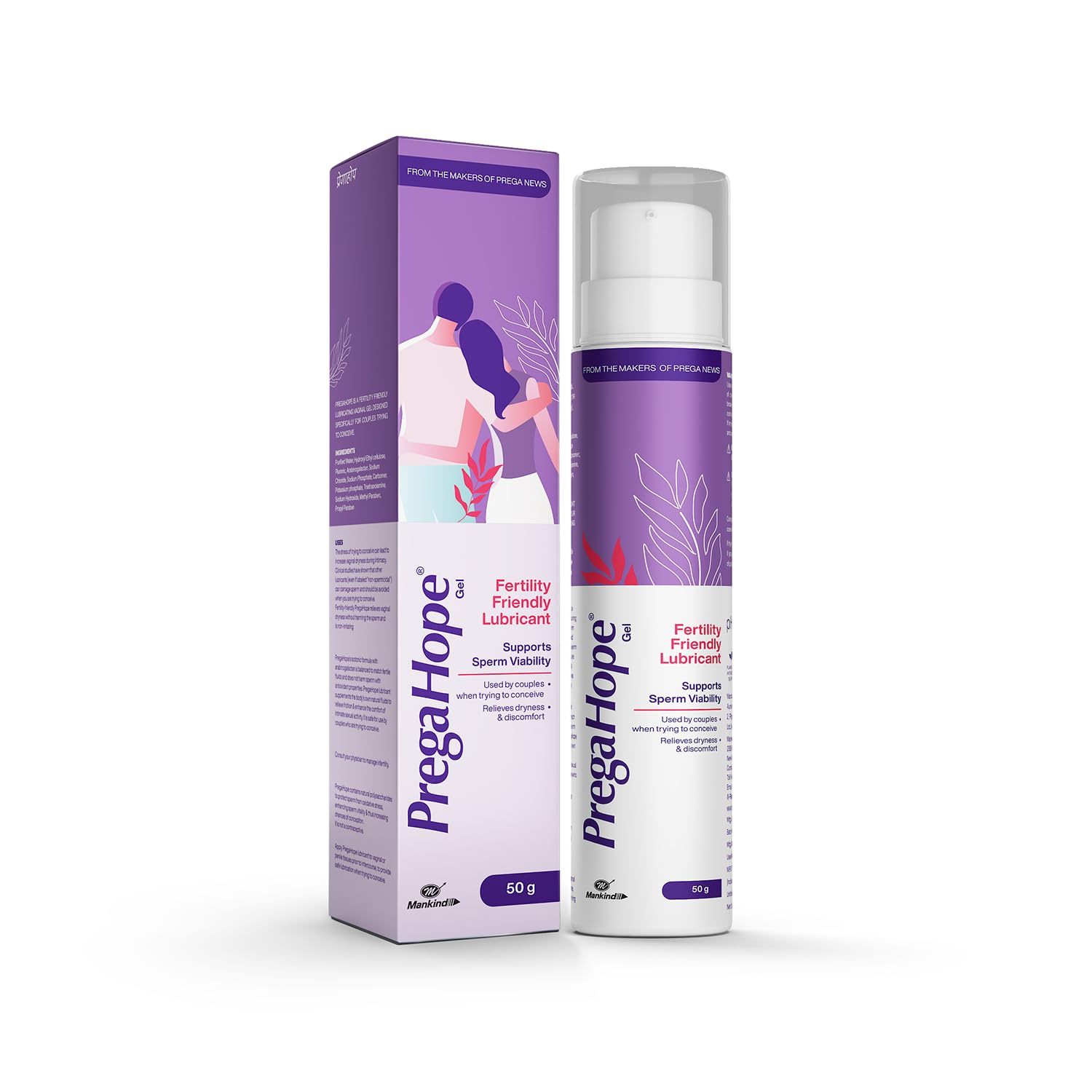 Pregahope fertility lubricant Gel 50g view 2