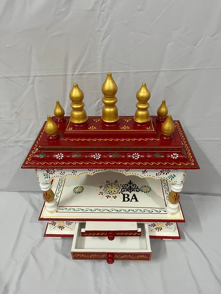 Premium Solid Wood Temple | Designer Home Pooja Mandir For Home Office And Resturant view 2