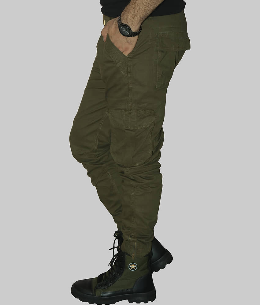 HYMEN LEGIONS Regular Flat Men's Cargos - Off White ( Pack of 1 ) view 2