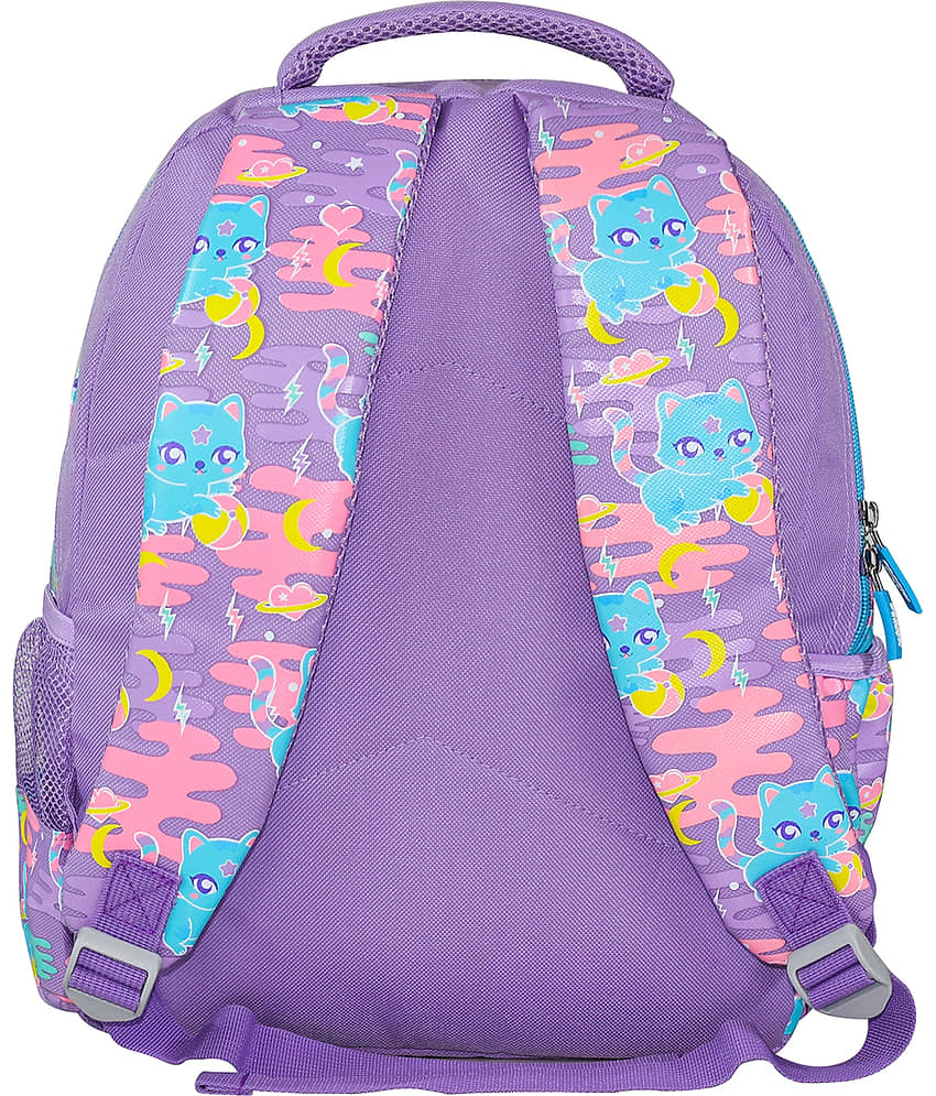 Smily Kiddos 10 Ltrs Purple Polyester College Bag view 2