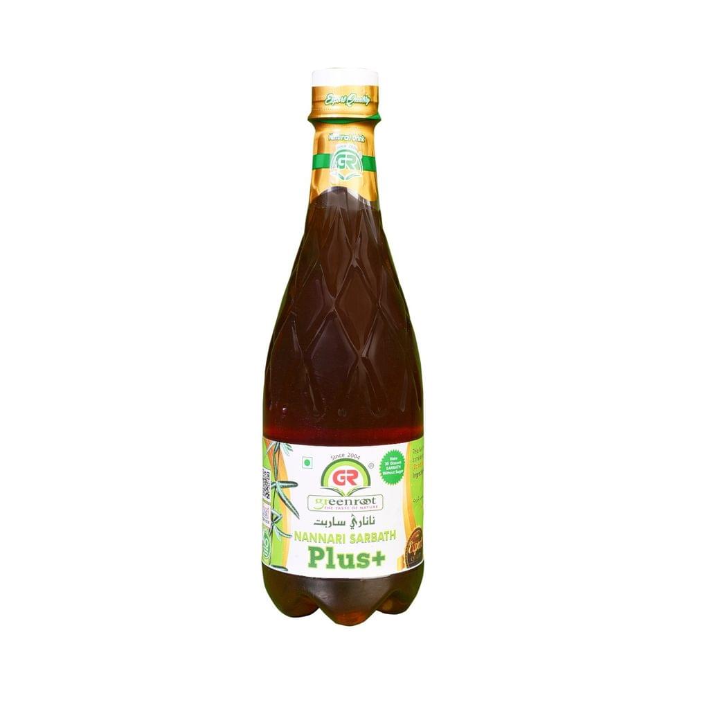 Green Root Drinks Export Quality Natural Mojito Drink Syrup – 500ML (Nannari Flavor) | Refreshing Herbal Beverage Mix