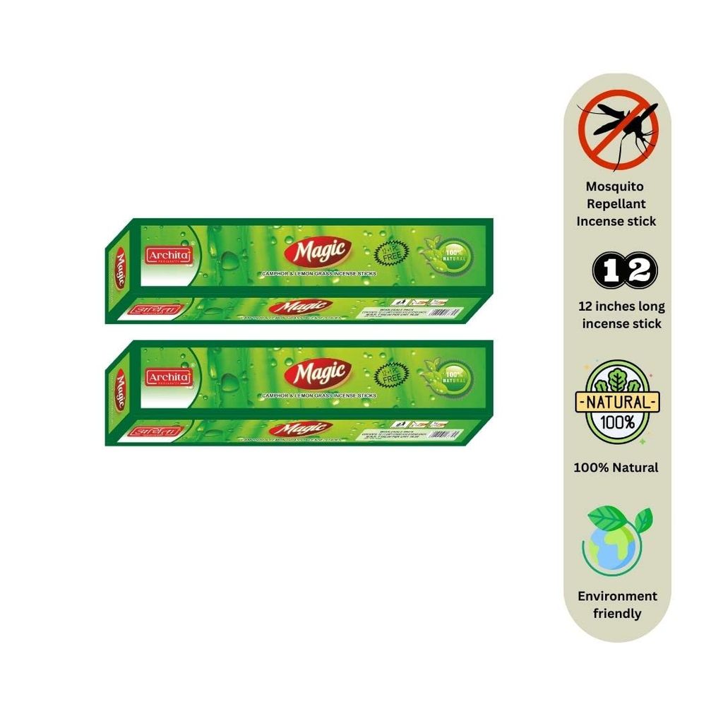 Archita Magic Mosquito Repellant Incense stick (12+1free) (pack of 2) (total 260 sticks) view 2