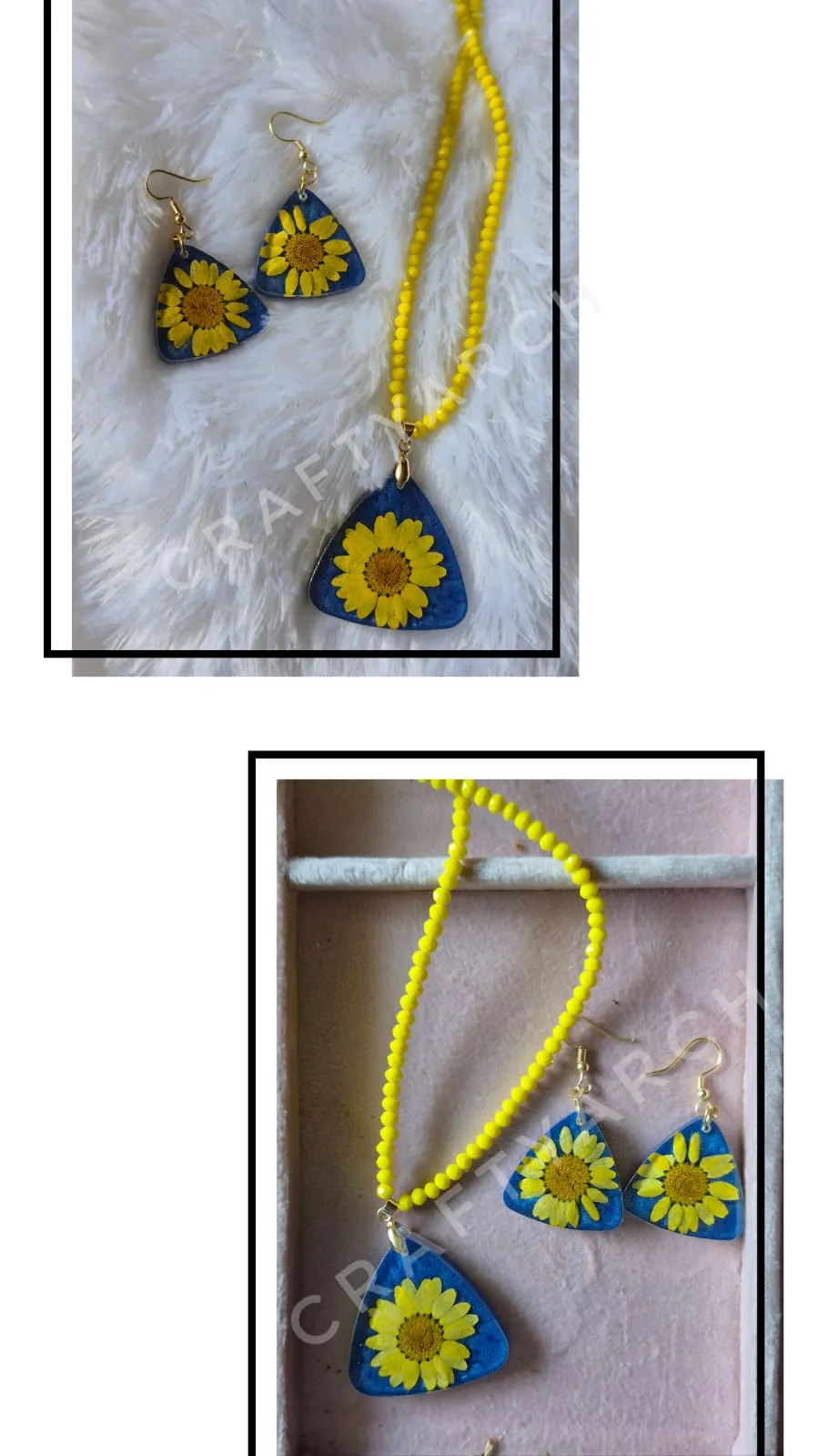 Resin jewellery