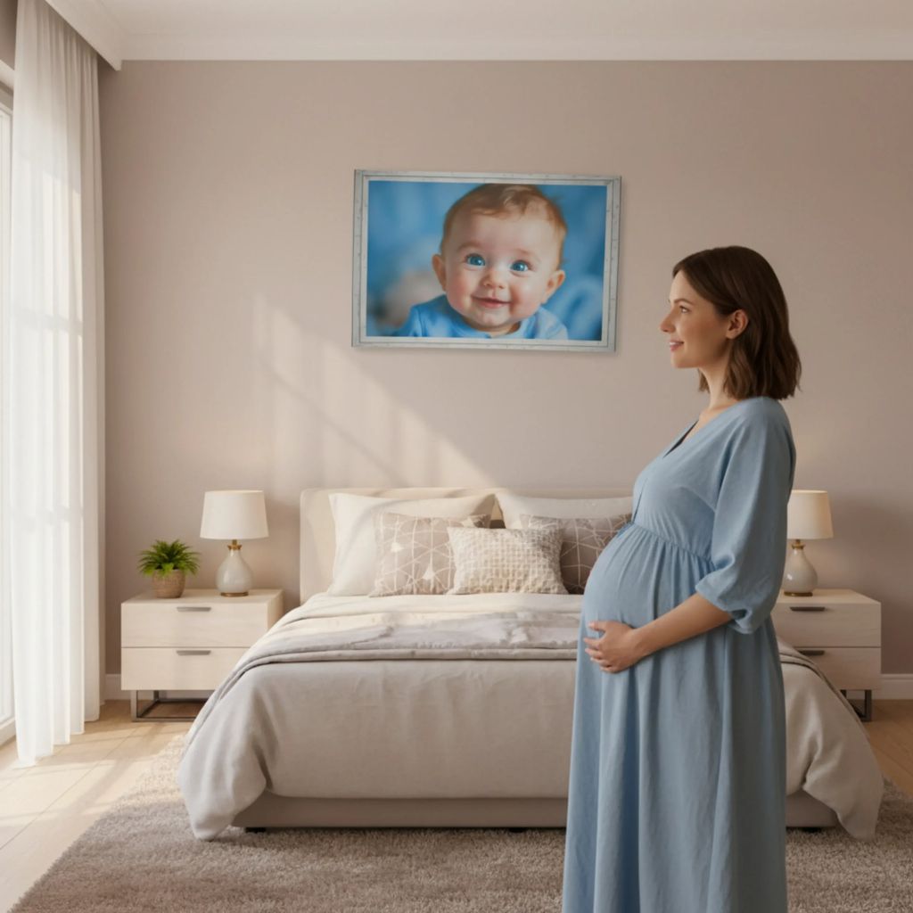 Cute Baby Wall Art Poster Set – Sweet and Adorable Posters for Nursery, Expecting Pregnant Women and Kids Room Decoration view 2