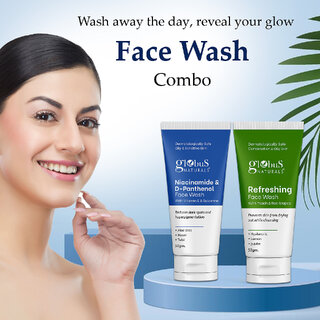 Globus Naturals Anti Pigmentation Niacinamide Refreshing Face Wash Combo 50gm Set of 2 view 2