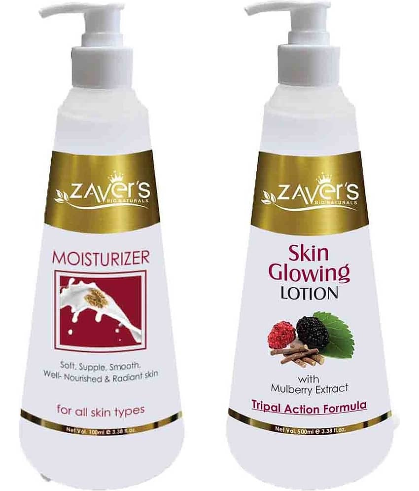 Zavers Skin Moisturizer Smooth And Radient Skin Body Lotion With Mulberry 500ml (Pack of 2)