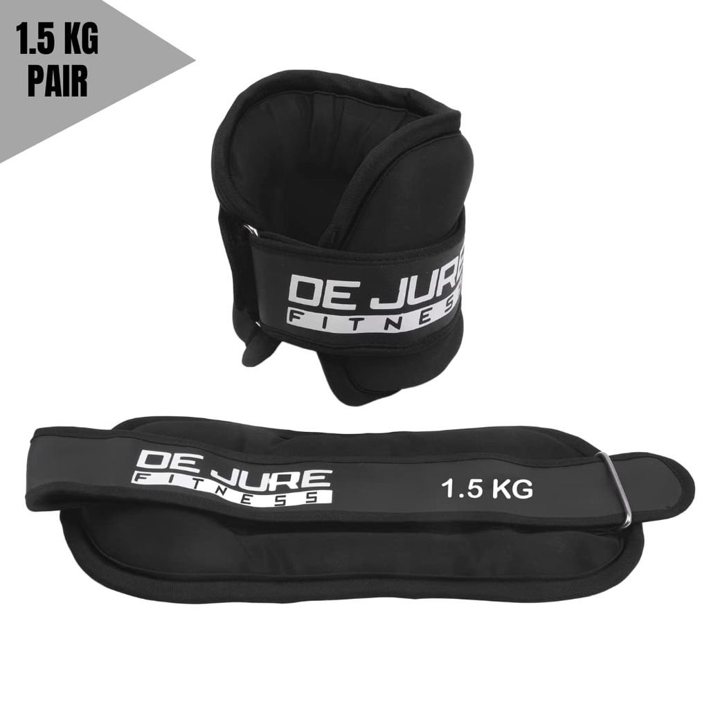 DE JURE FITNESS Ankle & Wrist Weight Set, Adjustable Strap view 2