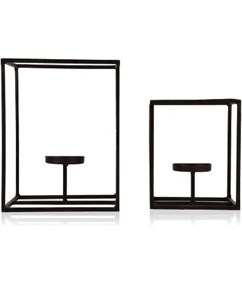 Hosley Hosley Black Metal Wall Sconce - Pack of 2 view 2