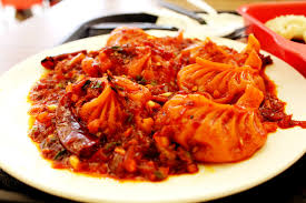 chicken schezwan momos fried (6 pcs)