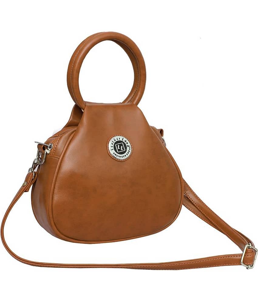 Leather Land Sling Bag Faux Leather Set of 1 ( Black ) view 2