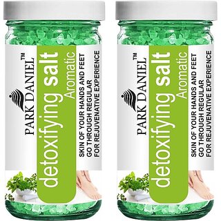 PARK DANIEL Premium Aromatic Bath Salt - For Radiant &amp; Clean Skin- Pedicure &amp; Manicure Salt Combo Pack Of 2 Jars of 200 gms(400 gms) (400 g) view 2