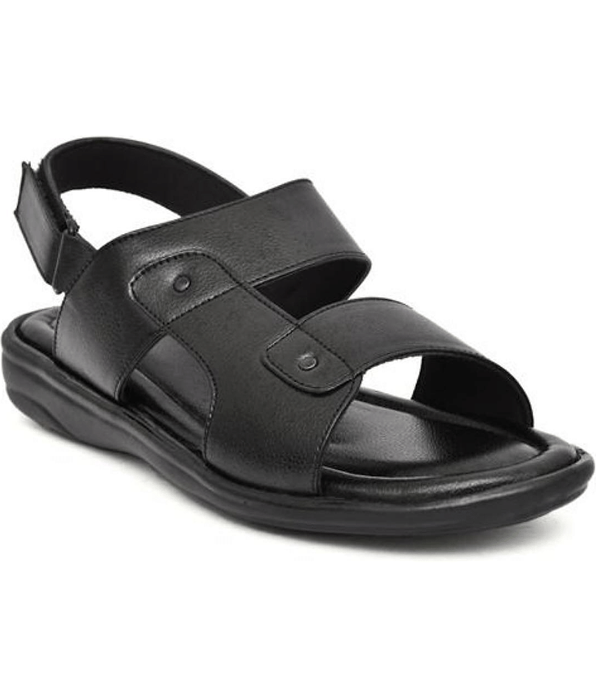 RAGE GAZE - Black Men's Sandals view 2