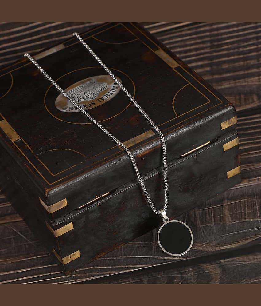 Dzinetrendz Silver Pendant set ( Pack of 1 ) view 2