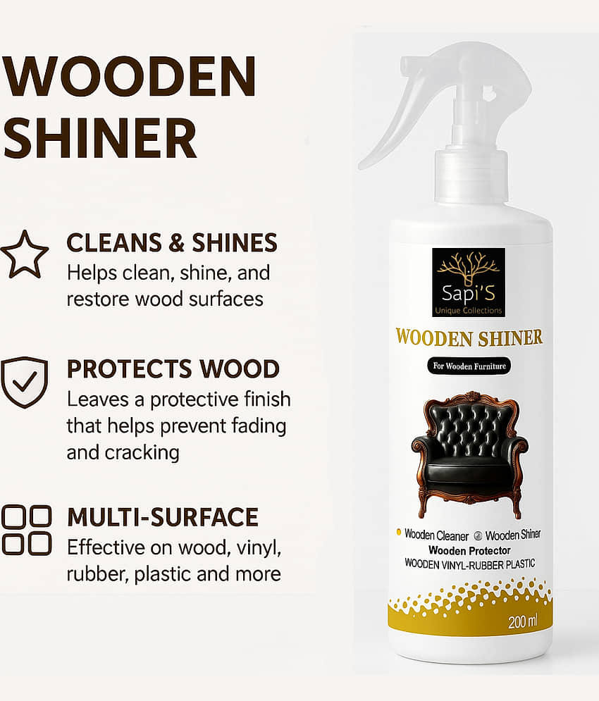 Sapi'S Wooden Shiner Polish 200mlm Furniture Shiner view 2