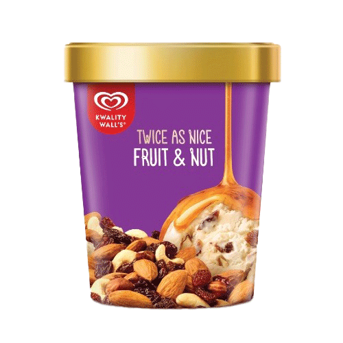 Kwality Walls Fruit & Nut Tub 700ml