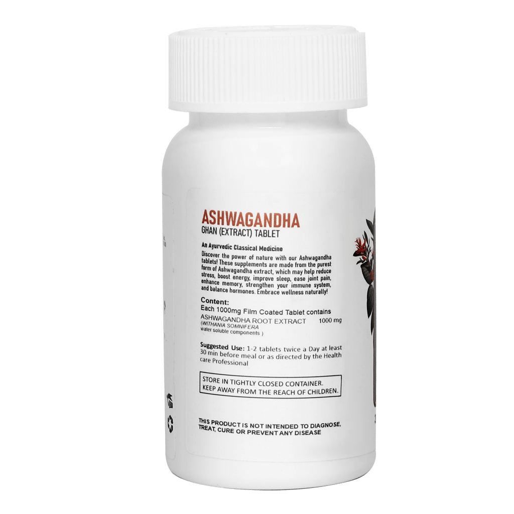 Momrushi Herb Ashwagandha Root Extract Tablets - (30 Tablets, Pack of 1) view 2