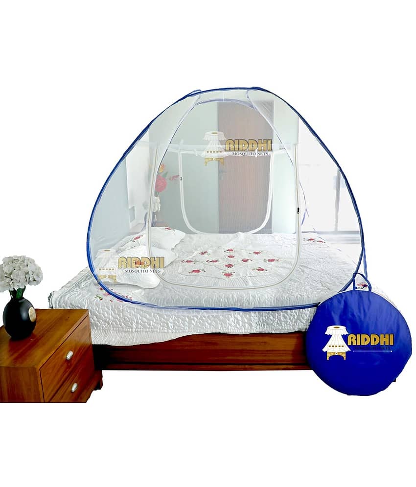 RIDDHI - Red HDPE - High Density Poly Ethylene Foldable Mosquito Net ( Pack of 1 ) view 2