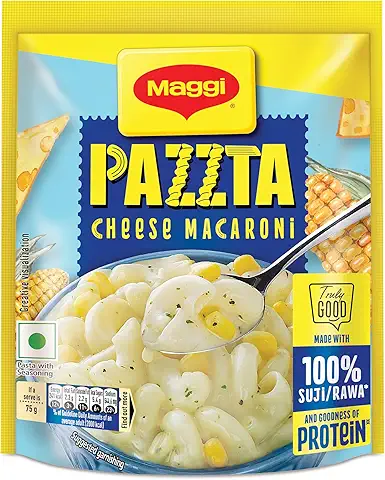 Maggi PAZZTA Instant Cheese Macaroni Pasta, 75g Pouch