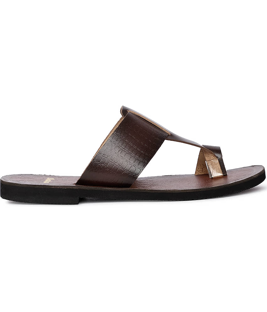 Bata - Brown Men's Sandals view 2