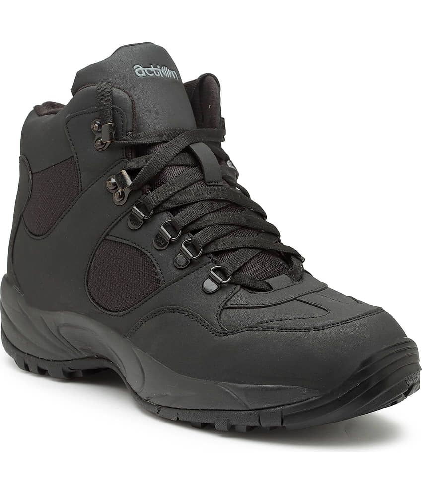 Action Sports Shoes For Men Black Men's Sports Running Shoes view 2