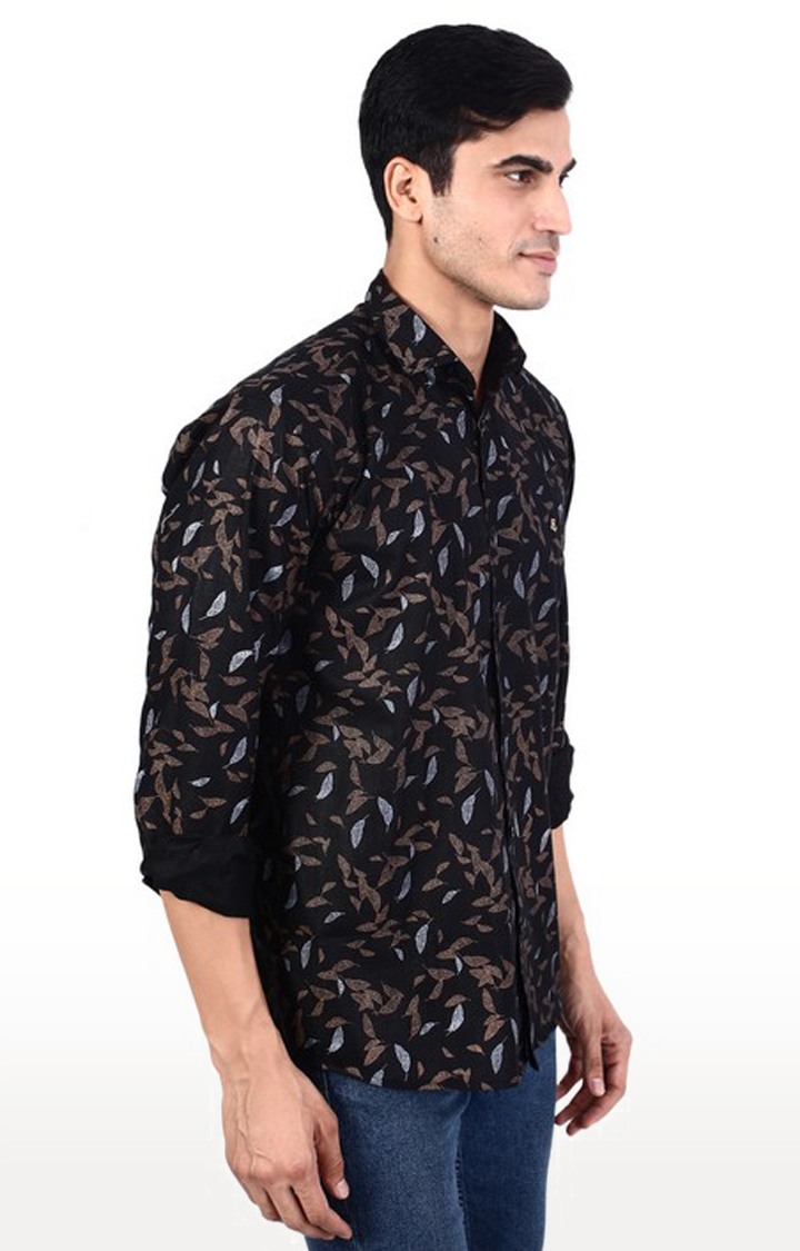 Tahvo Men Black Formal Shirt view 2