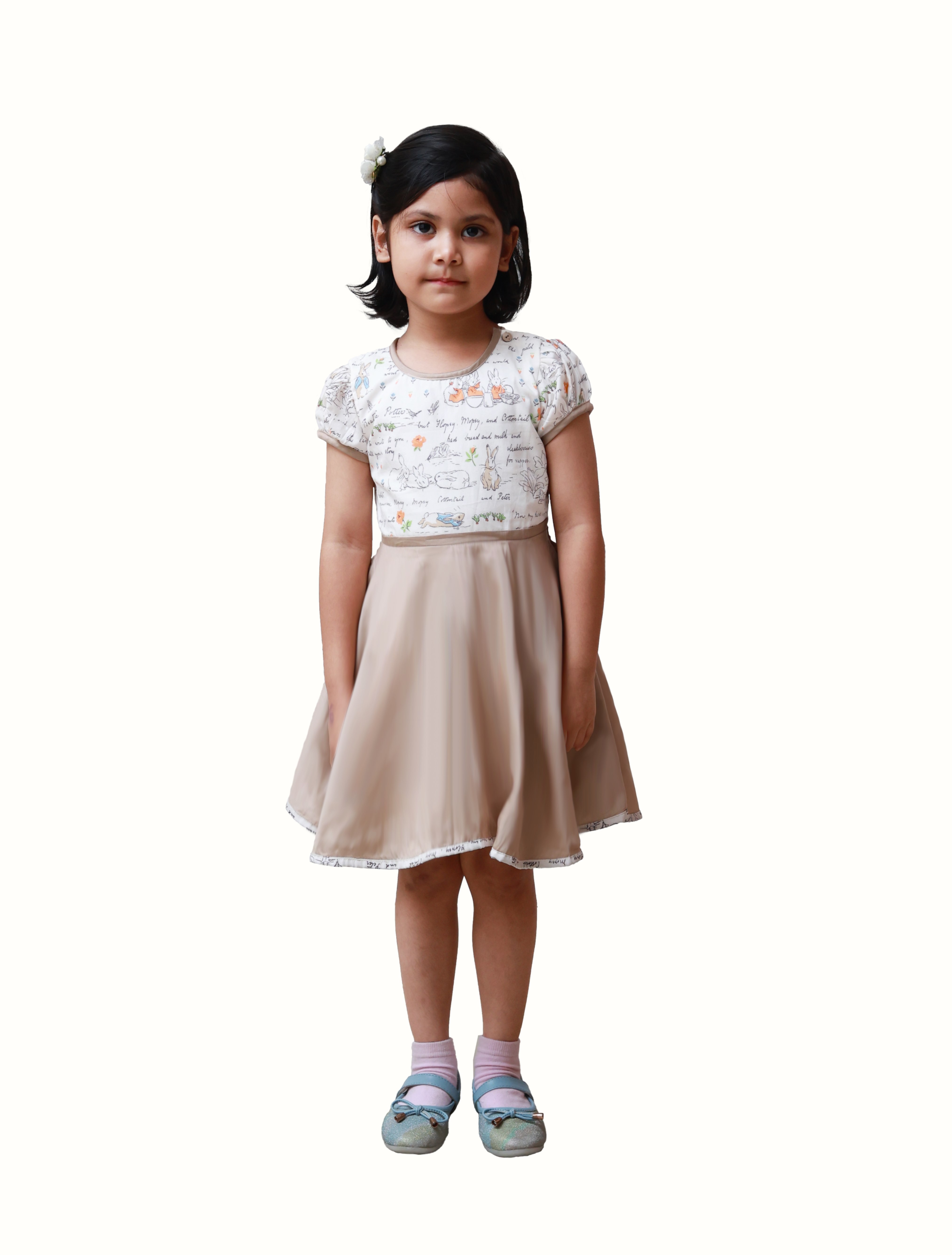 DE CHEVALERiE en Rouge - Evelyn Carnation Frock - Pastels 4- 5 Years view 2