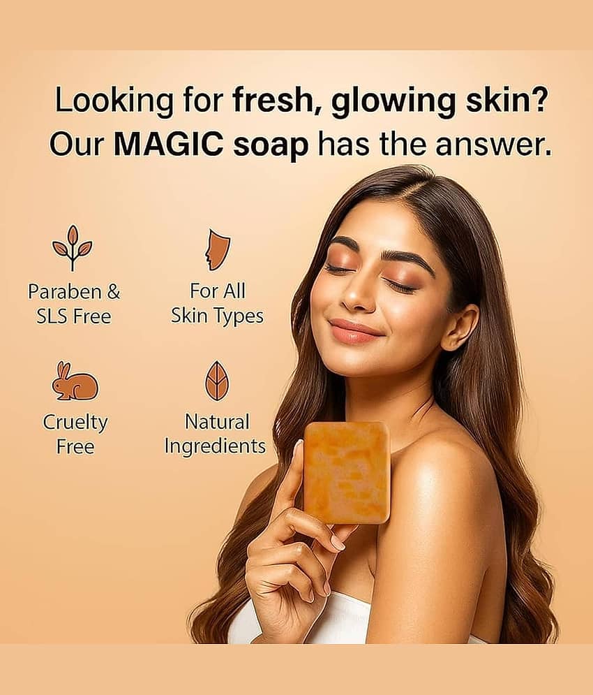 LUCACCI Skin Whitening Soap for All Skin Type ( Pack of 1 ) view 2