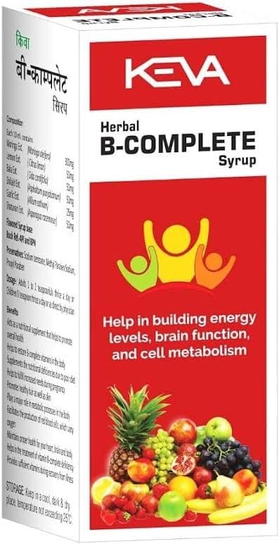 Keva B Complete Syrup - Ayurvedic syrup Extract from Shilajit, Moringa, Shatavari, Lemon, Bala, Garlic, Increase the energy level for men and women 100 ml (Pack Of 2) view 2