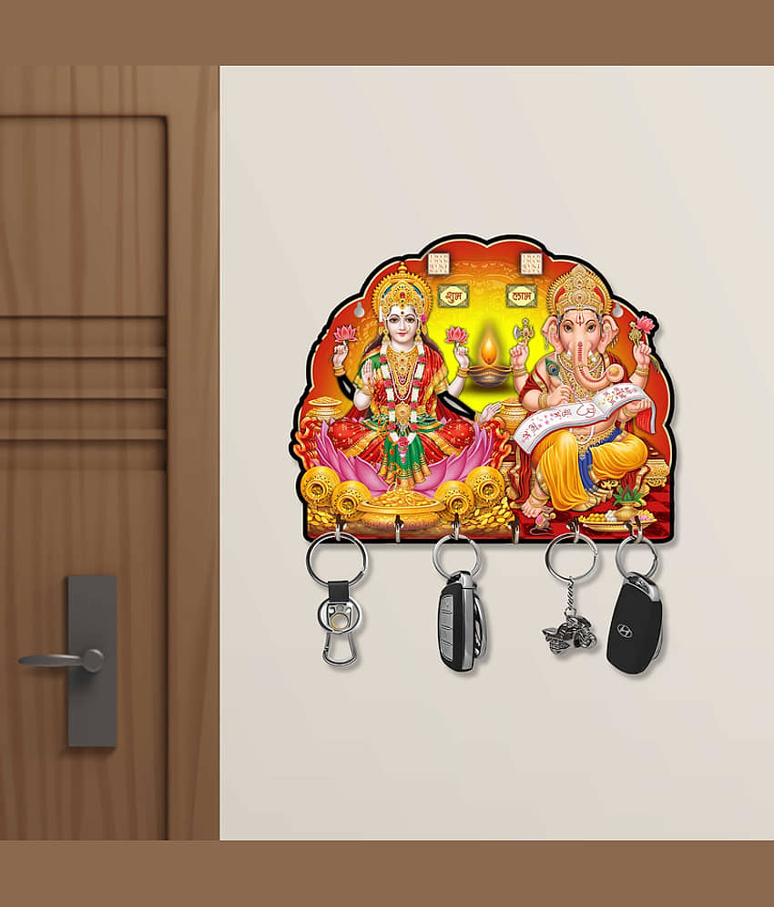 LCUPR Multicolour Cardboard Key Holder - Pack of 1 view 2