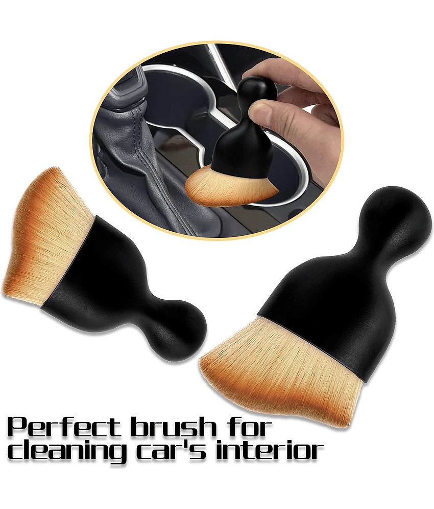 Car Interior Cleaner Brush Car Cleaning Brush Car Detailing Brush Soft Cleaning Brush Dashboard Multipurpose Car Brush Tool view 2