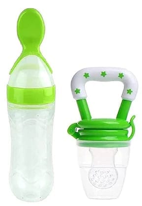 Baby Food Feeder – BPA-Free Silicone Fruit Feeder (6+ Months)