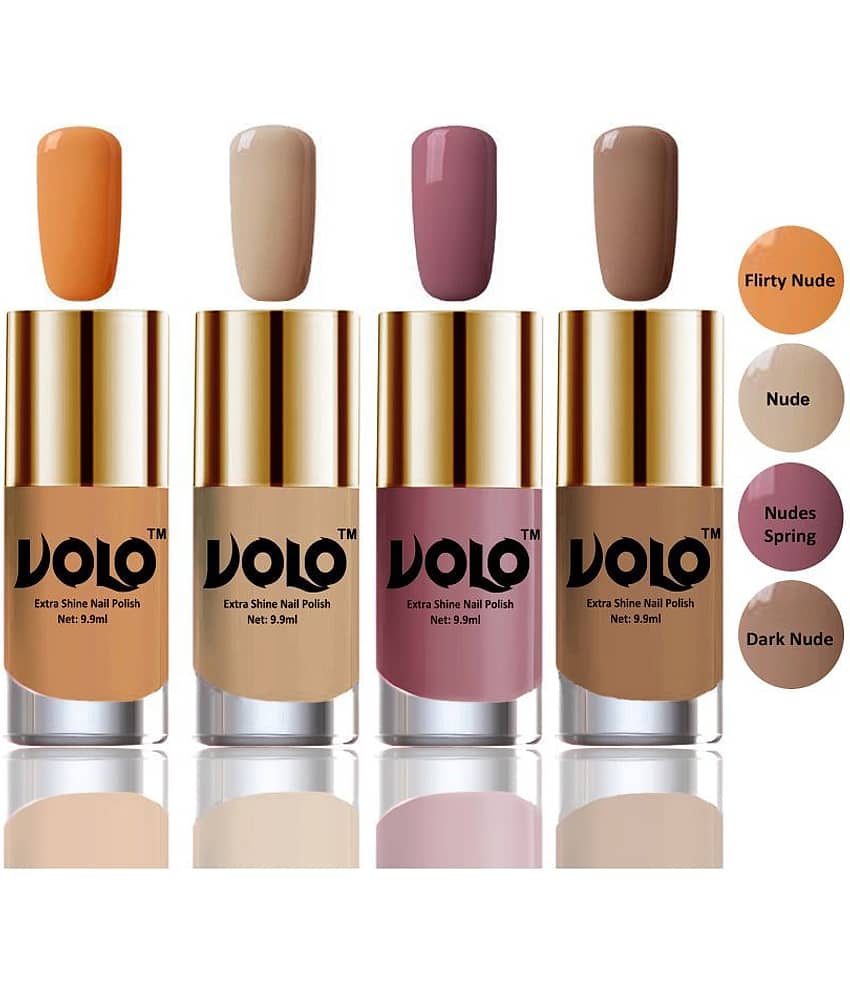 VOLO Grand Shine lasting High Definition Nail Polish Multi Glossy Pack of 4 39 mL view 2