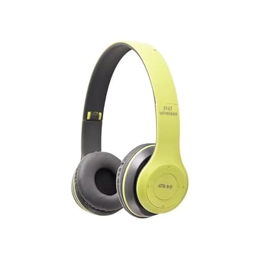 P47 Wireless Gaming Bluetooth Headphones Over Ear Enjoy 6 Hrs Playback view 2