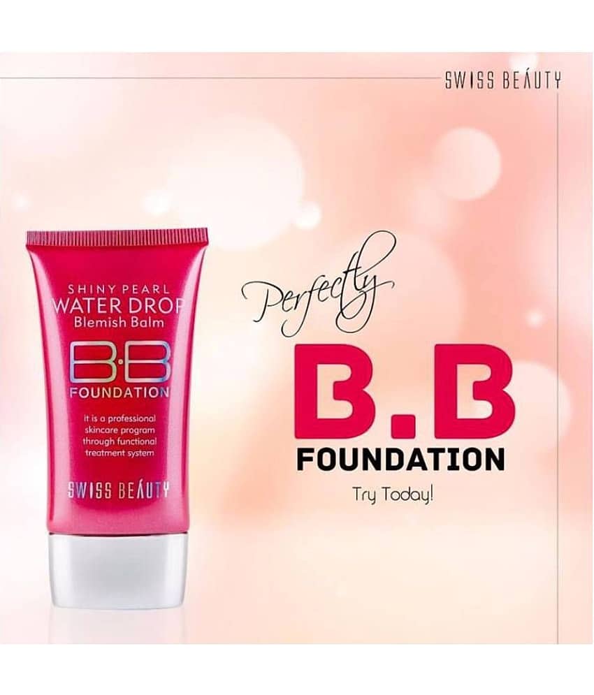 Swiss Beauty BB Shiny Pearl Water Drop Cream Foundation Dark SPF 15 40 g view 2