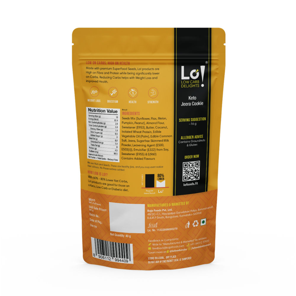 Jeera Keto Cookies 40 g view 2