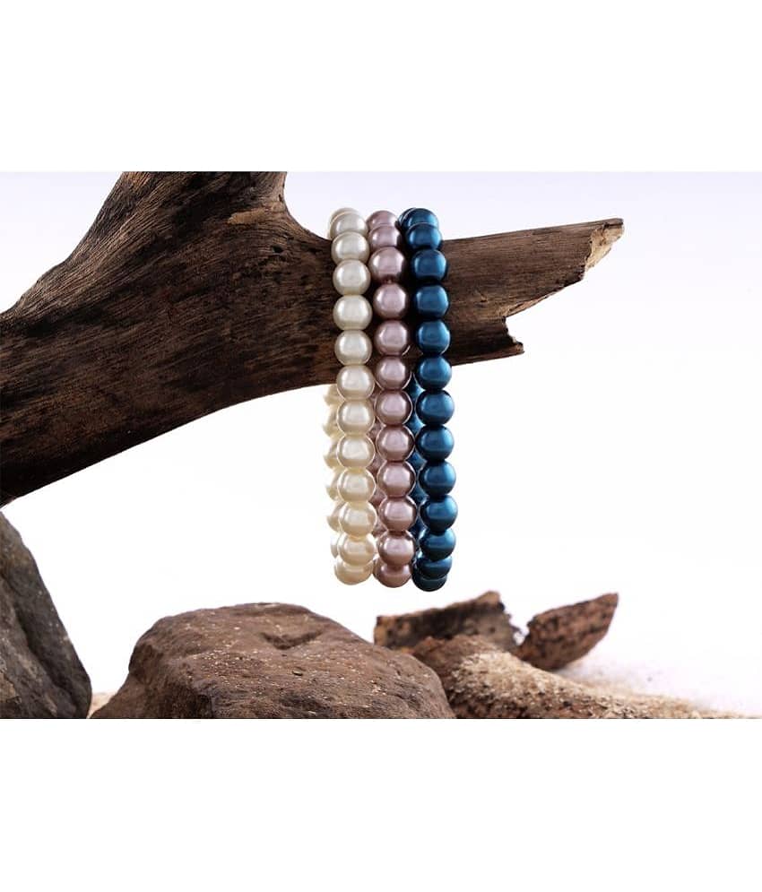 JFL - Jewellery For Less - Gold Bracelet ( Pack of 3 ) view 2