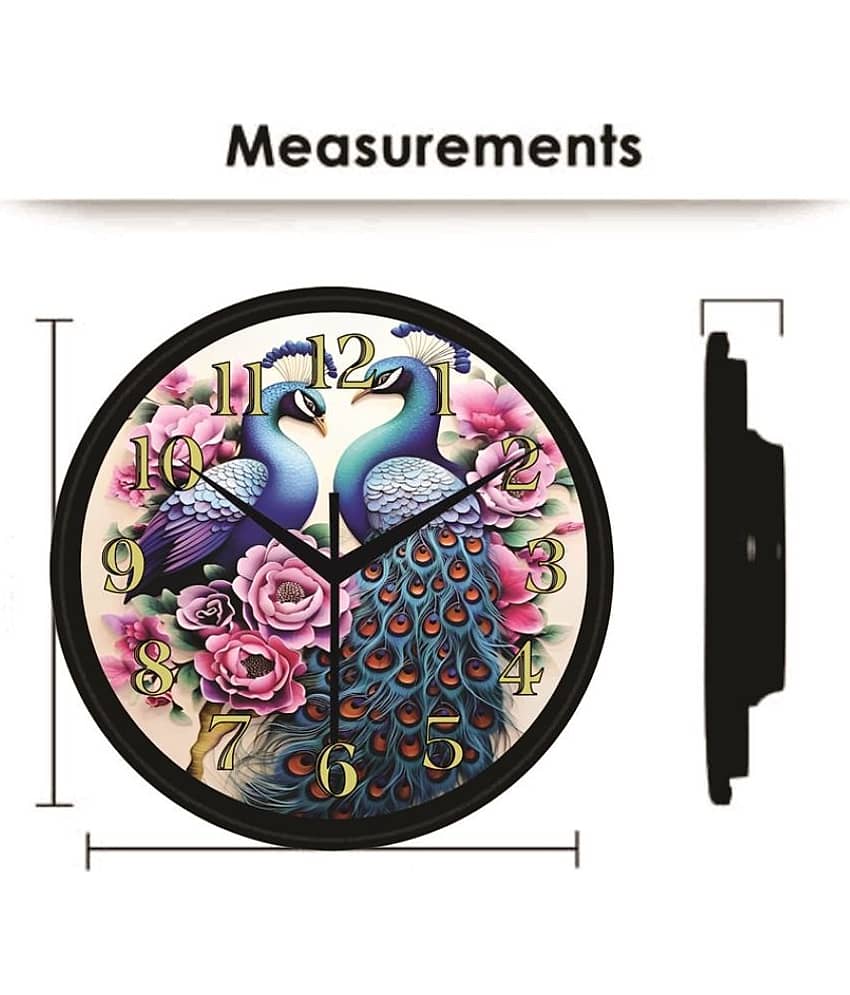 KP CRAFT Circular Analog Wall Clock view 2