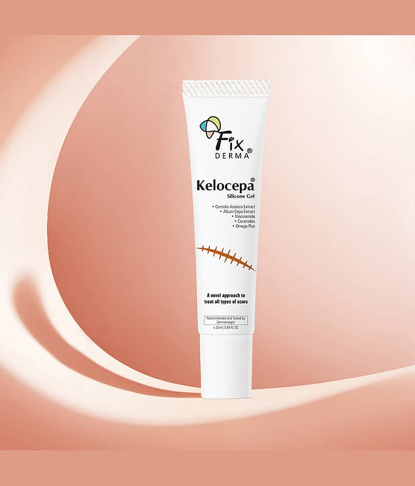 Fixderma Kelocepa Silicone Gel for Scars with Allium Cepa, Niacinamide & Omega Plus | Fades Surgical, Injuries, Burns & Acne Scars with Advanced Healing Formula | Suitable for All Skin Types - 25 ml view 2