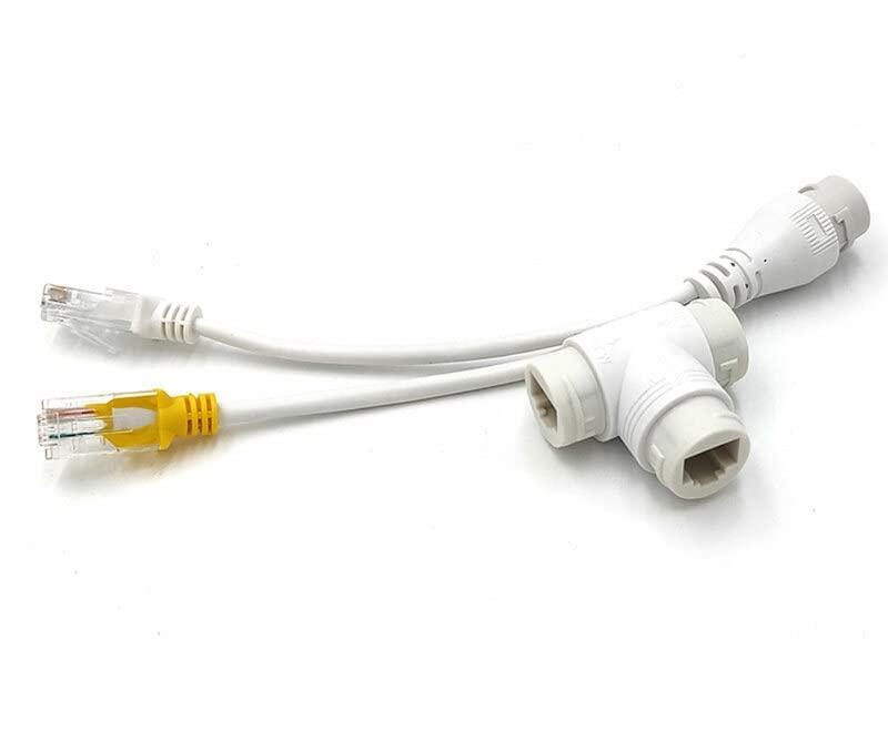 RJ45 POE Splitter/Multiplexer 2-in-1 Network Cabling Three-Way Connector view 2