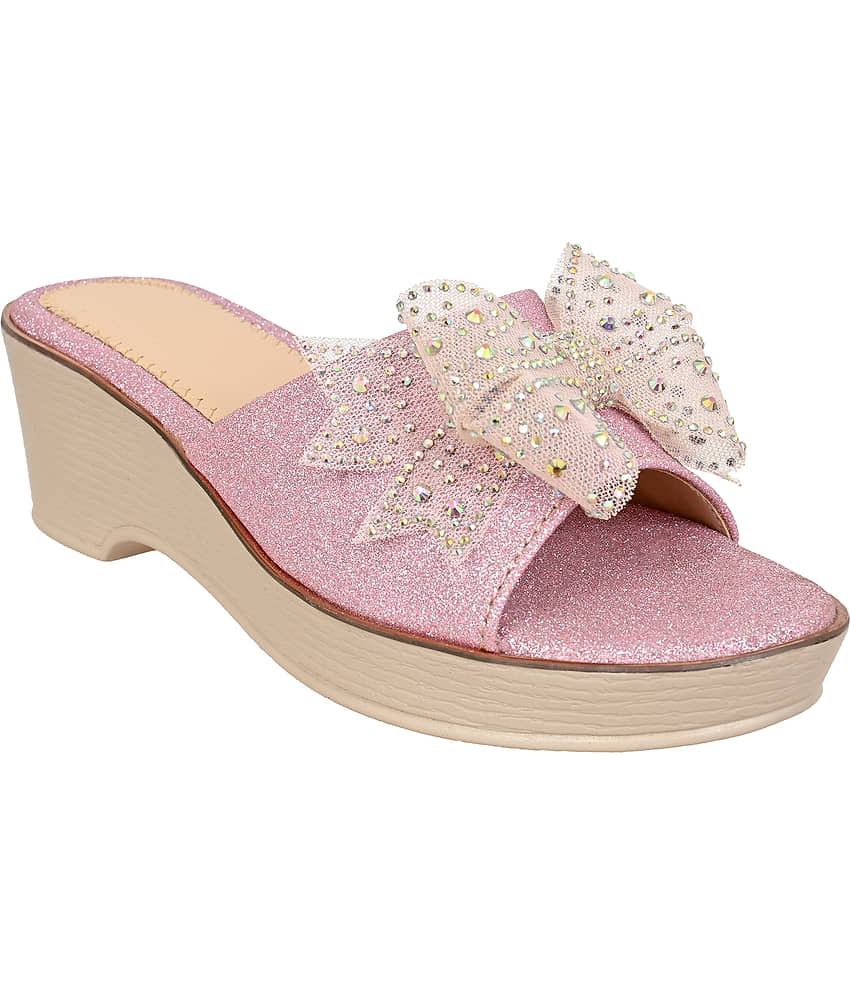 Cozy Wear Gold Women's Sandal Heels view 2